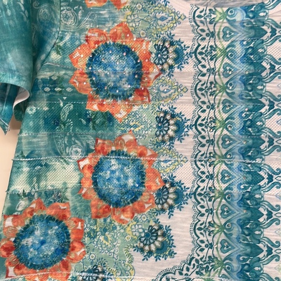 Time and Tru Cold Shoulder Tunic SzS - Picture 3 of 7